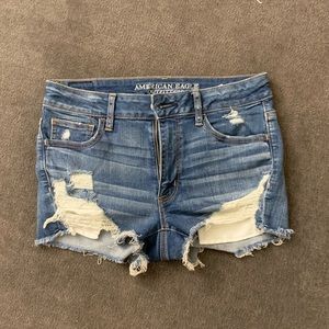 American Eagle Hi-Rise Shortie Shorts